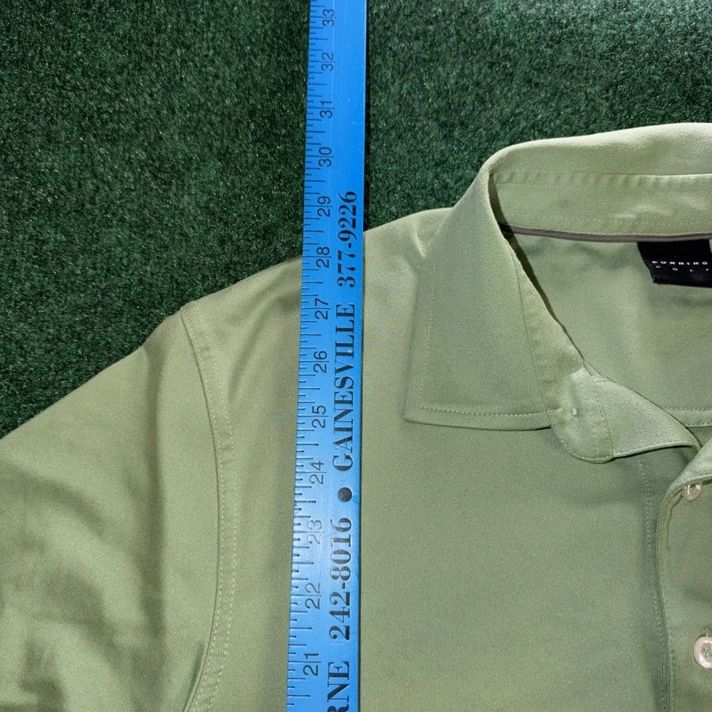 Dunning Golf Green Polo Shirt Men's Size Medium Very Soft